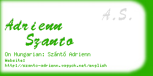 adrienn szanto business card